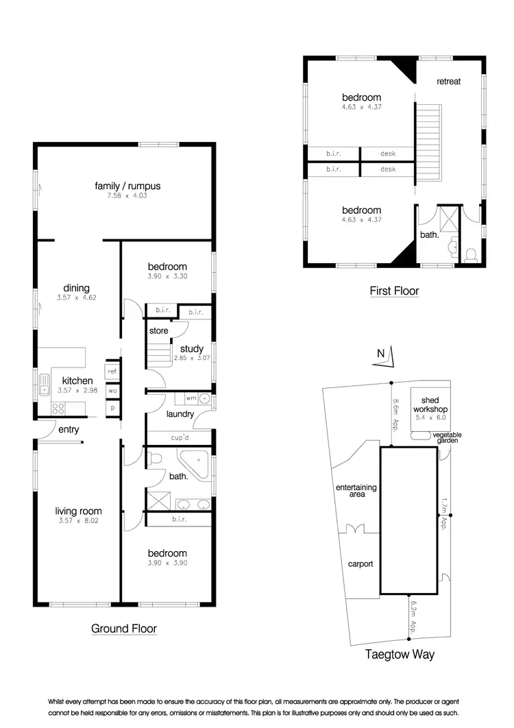 Floorplan of Homely house listing, 19 Taegtow Way, Altona Meadows VIC 3028
