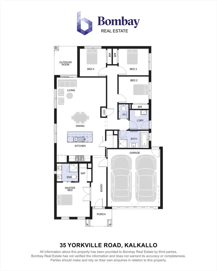 Floorplan of Homely house listing, 35 Yorkville Road, Kalkallo VIC 3064