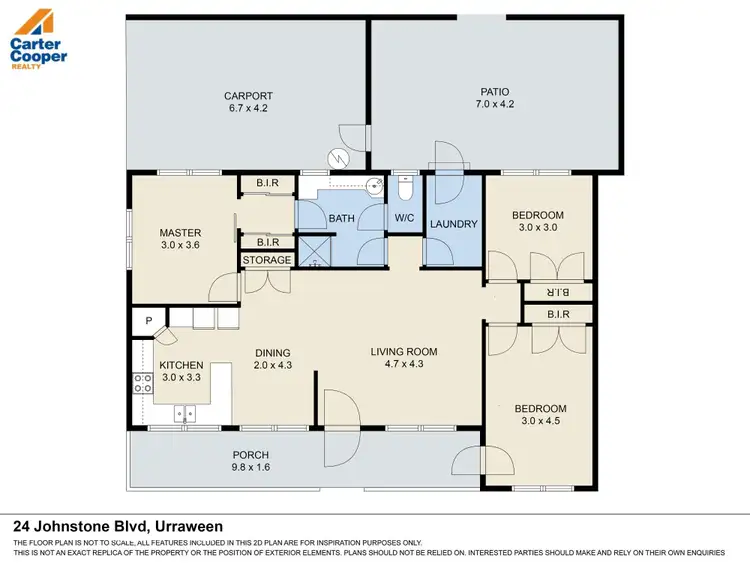 Floorplan of Homely house listing, 24 Johnston Boulevard, Urraween QLD 4655