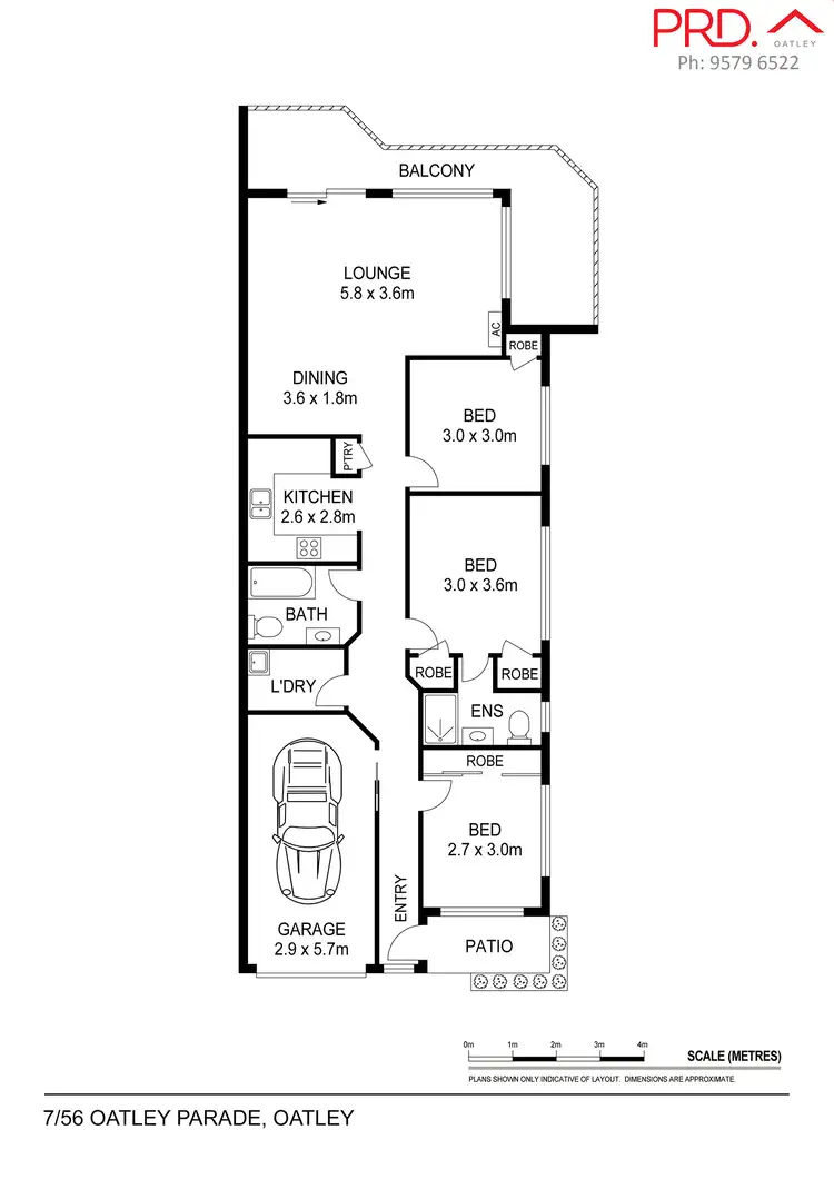 Floorplan of Homely villa listing, 7/56 Oatley Parade, Oatley NSW 2223
