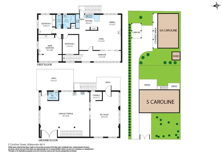 Floorplan of Homely house listing, 5 Caroline Street, Aitkenvale QLD 4814