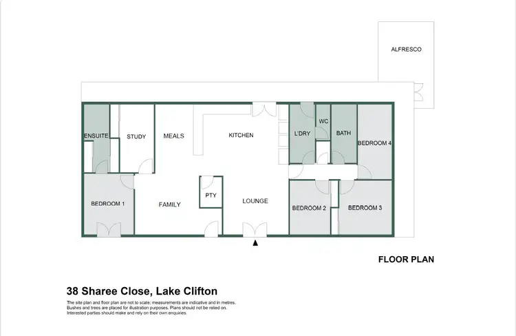 Floorplan of Homely rural property listing, 38 Sharee Close, Lake Clifton WA 6215