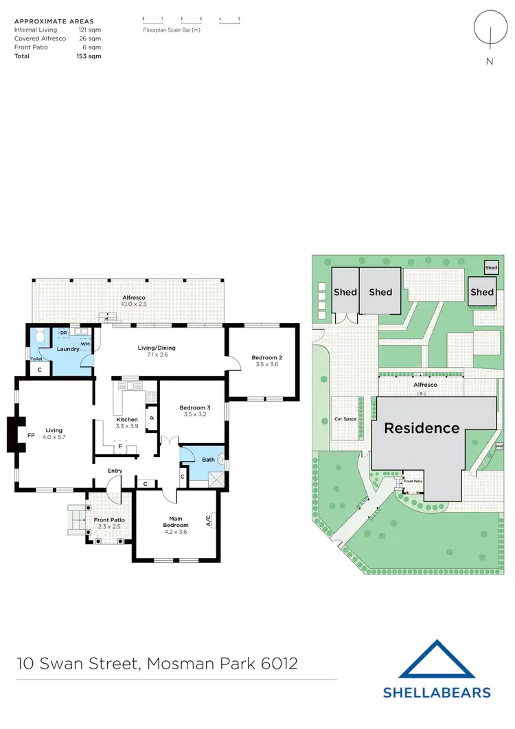Floorplan of Homely house listing, 10 Swan Street, Mosman Park WA 6012