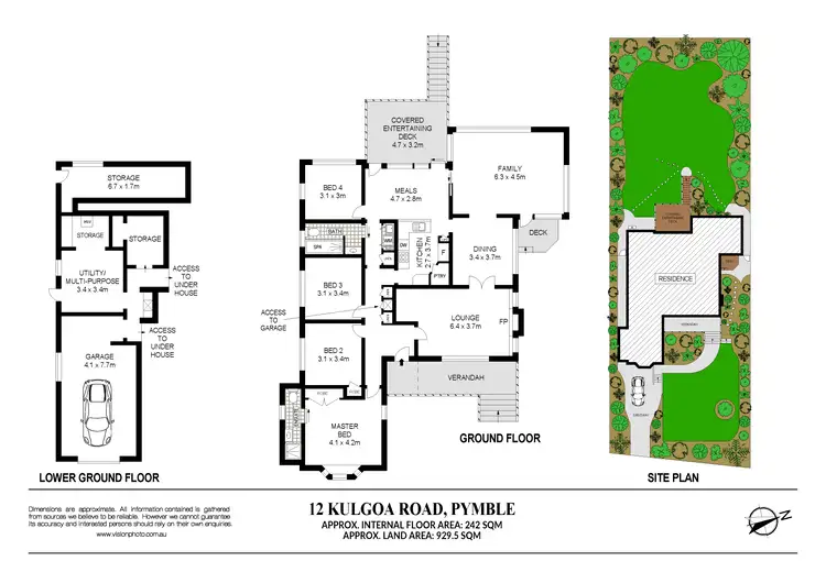 Floorplan of Homely house listing, 12 Kulgoa Road, Pymble NSW 2073