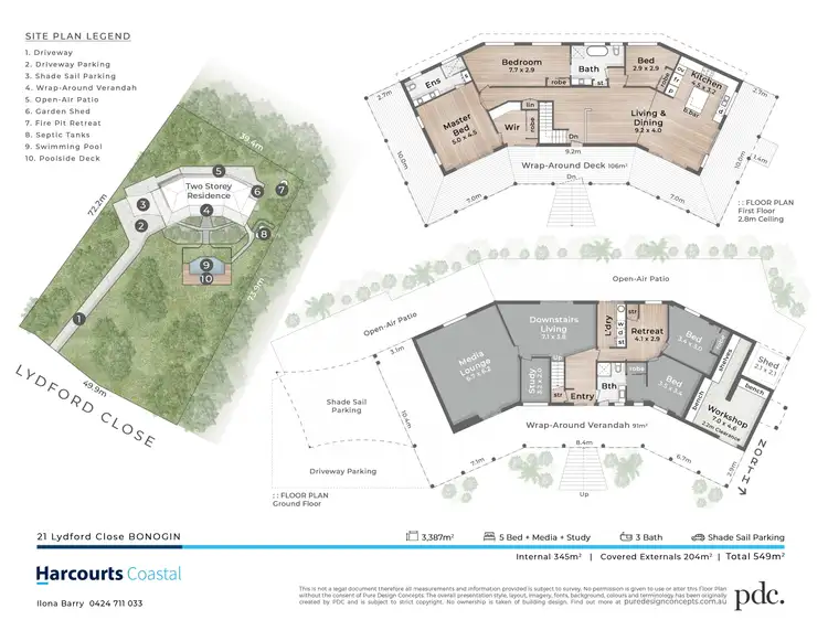 Floorplan of Homely house listing, 21 Lydford Close, Bonogin QLD 4213