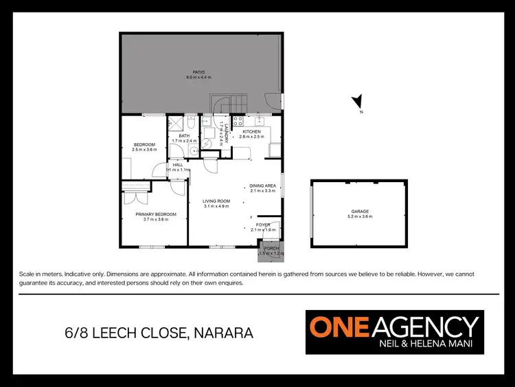 Floorplan of Homely villa listing, 6/8 Leech Close, Narara NSW 2250
