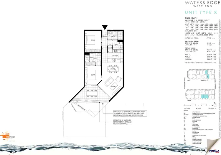 Floorplan of Homely apartment listing, 1307/45 Duncan Street, West End QLD 4101