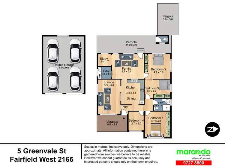 Floorplan of Homely house listing, 5 Greenvale Street, Fairfield West NSW 2165