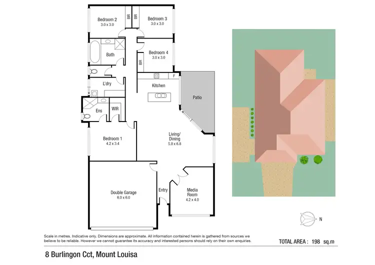 Floorplan of Homely house listing, 8 Burlingon Circuit, Mount Louisa QLD 4814