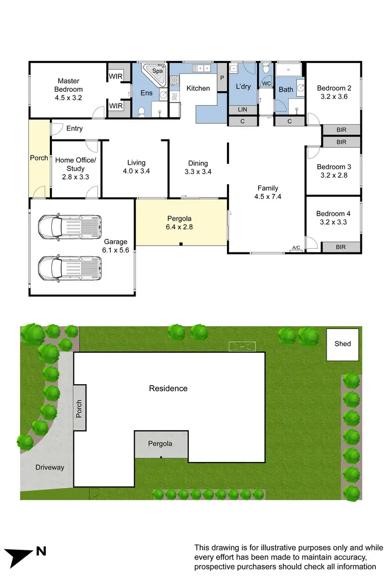 Floorplan of Homely house listing, 17 Carabeen Way, Lyndhurst VIC 3975