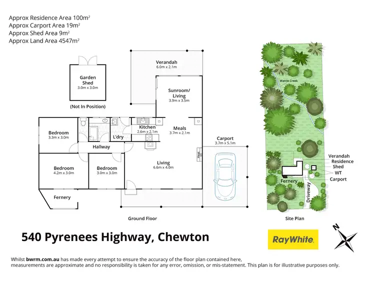 Floorplan of Homely house listing, 540 Pyrenees Highway, Chewton VIC 3451