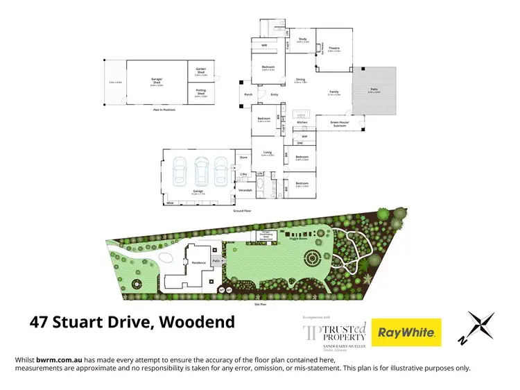 Floorplan of Homely house listing, 47 Stuart Drive, Woodend VIC 3442