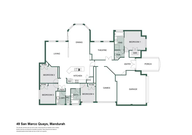 Floorplan of Homely house listing, 49 San Marco Quays, Halls Head WA 6210