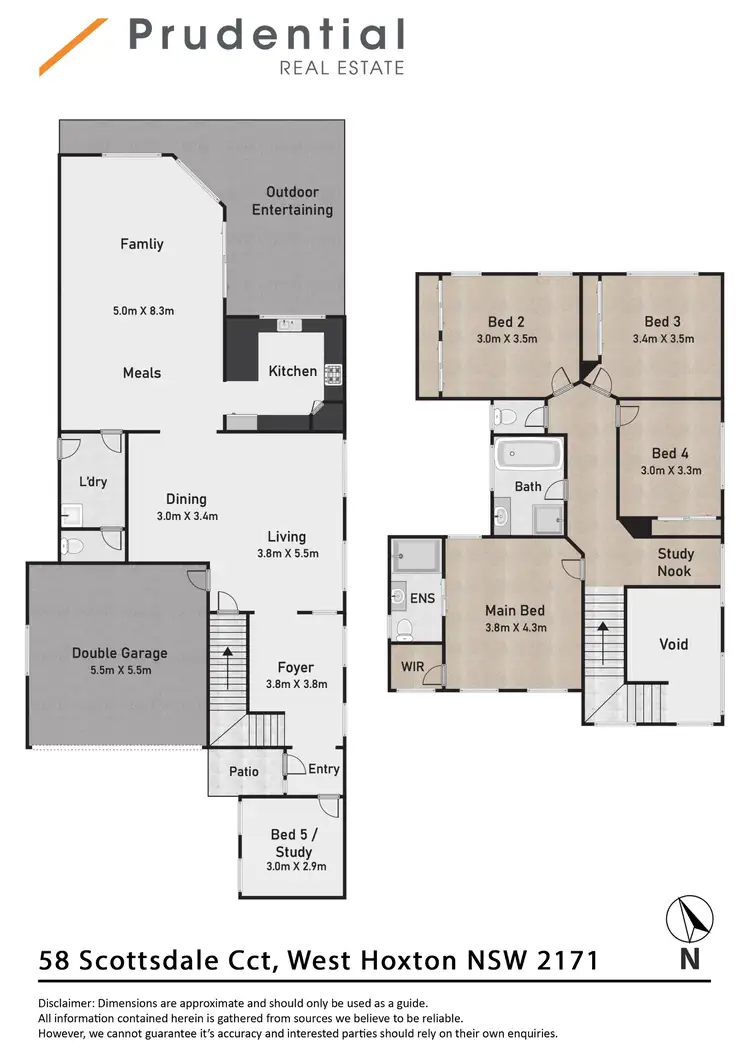Floorplan of Homely house listing, 58 Scottsdale Circuit, West Hoxton NSW 2171