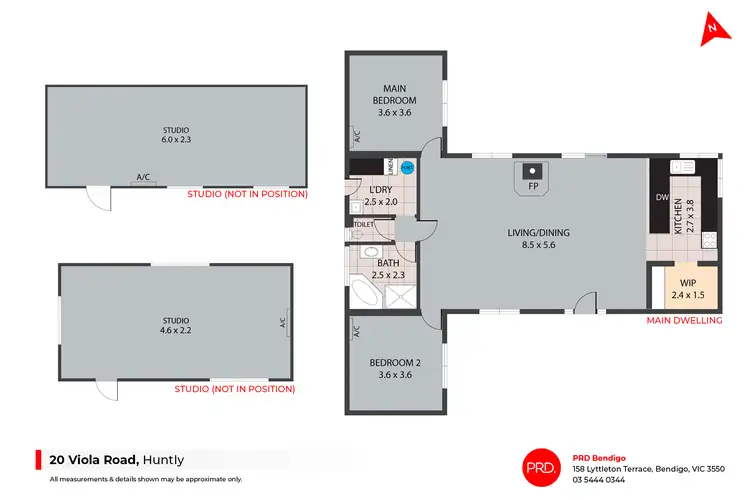 Floorplan of Homely house listing, 20 Viola Road, Huntly VIC 3551