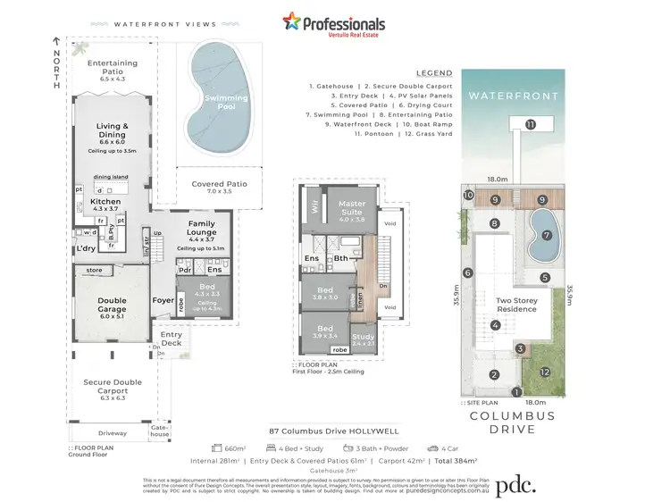 Floorplan of Homely house listing, 87 Columbus Drive, Hollywell QLD 4216