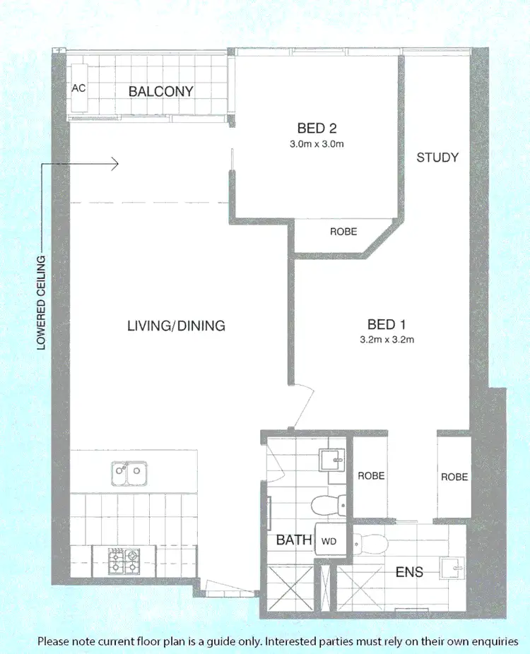 Floorplan of Homely apartment listing, 2209/151 City Road, Southbank VIC 3006