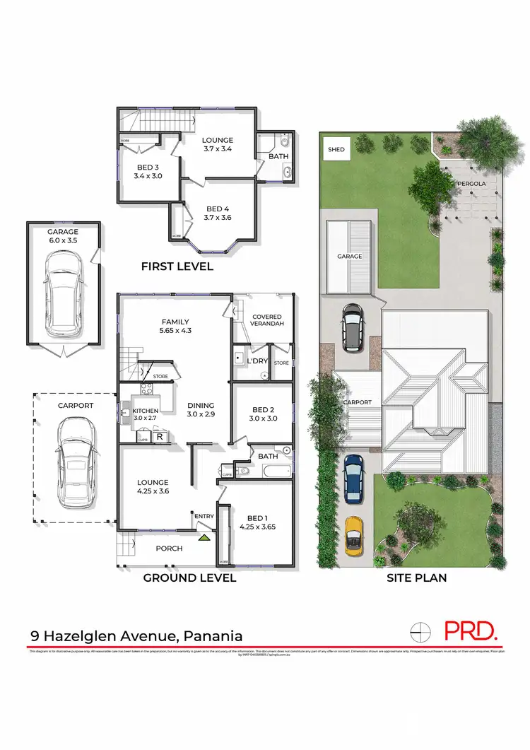 Floorplan of Homely house listing, 9 Hazelglen Avenue, Panania NSW 2213