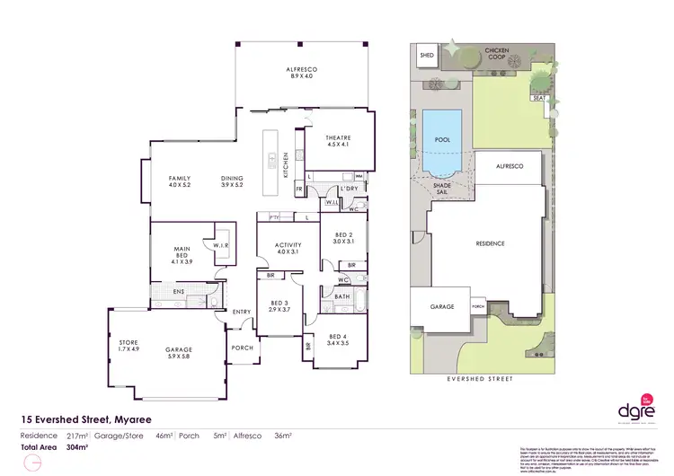 Floorplan of Homely house listing, 15 Evershed Street, Myaree WA 6154
