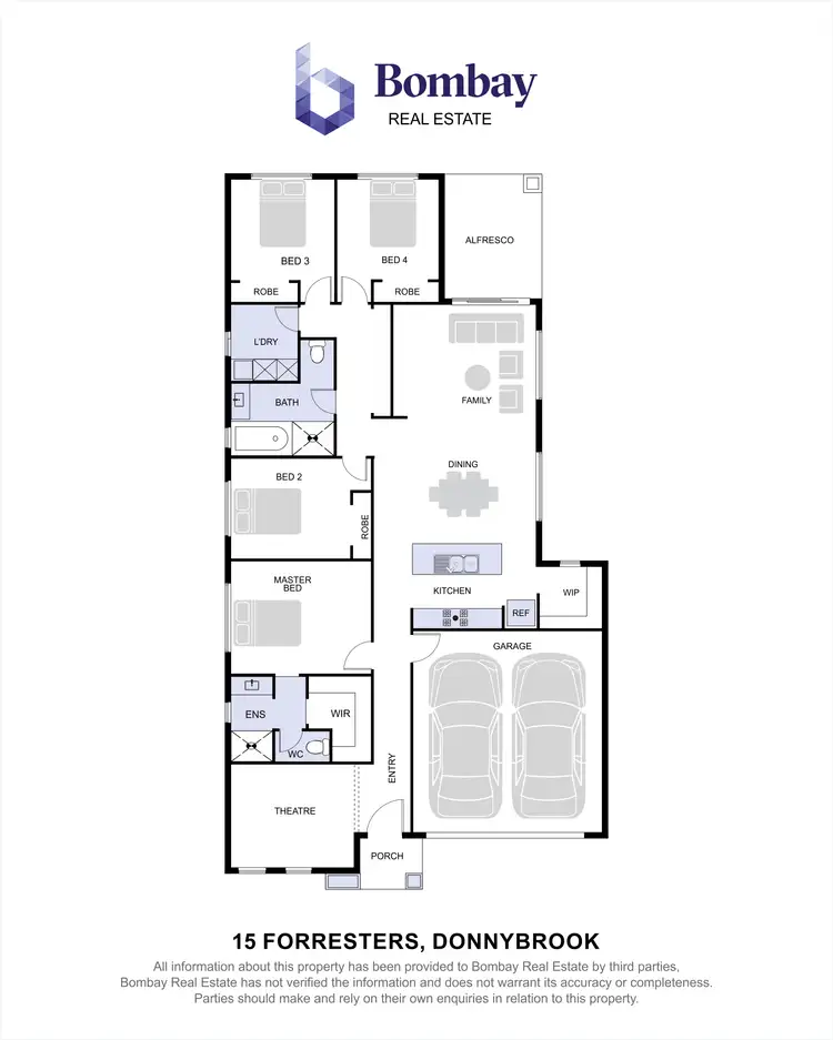 Floorplan of Homely house listing, 15 Forresters Road, Donnybrook VIC 3064