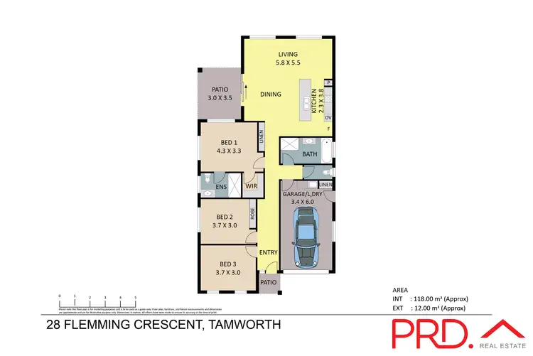 Floorplan of Homely house listing, 28 Flemming Crescent, Tamworth NSW 2340