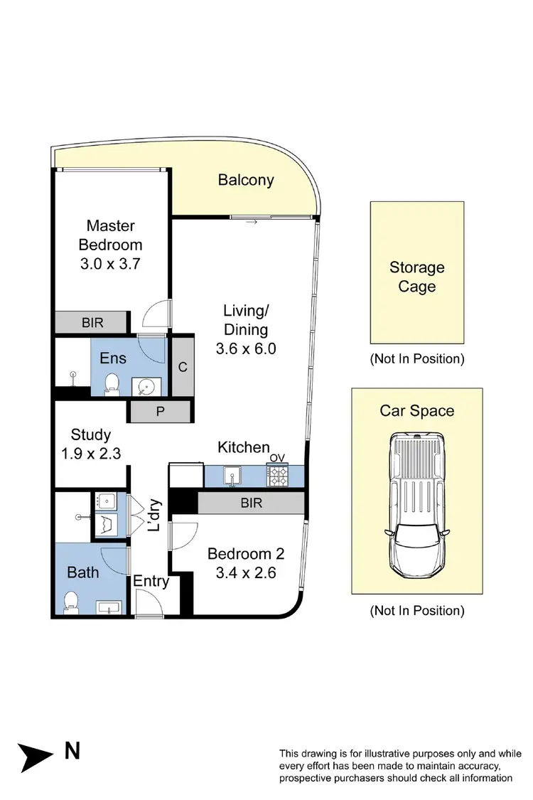 Floorplan of Homely apartment listing, 803/52-54 O'Sullivan Road, Glen Waverley VIC 3150