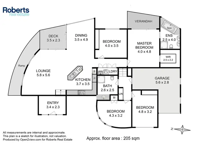 Floorplan of Homely house listing, 1/11 Aqua Sands Drive, Swansea TAS 7190