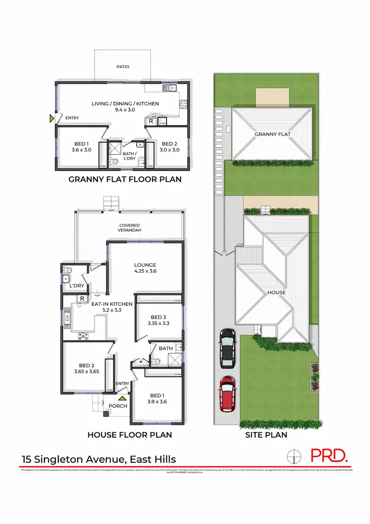 Floorplan of Homely house listing, 15 Singleton Avenue, East Hills NSW 2213
