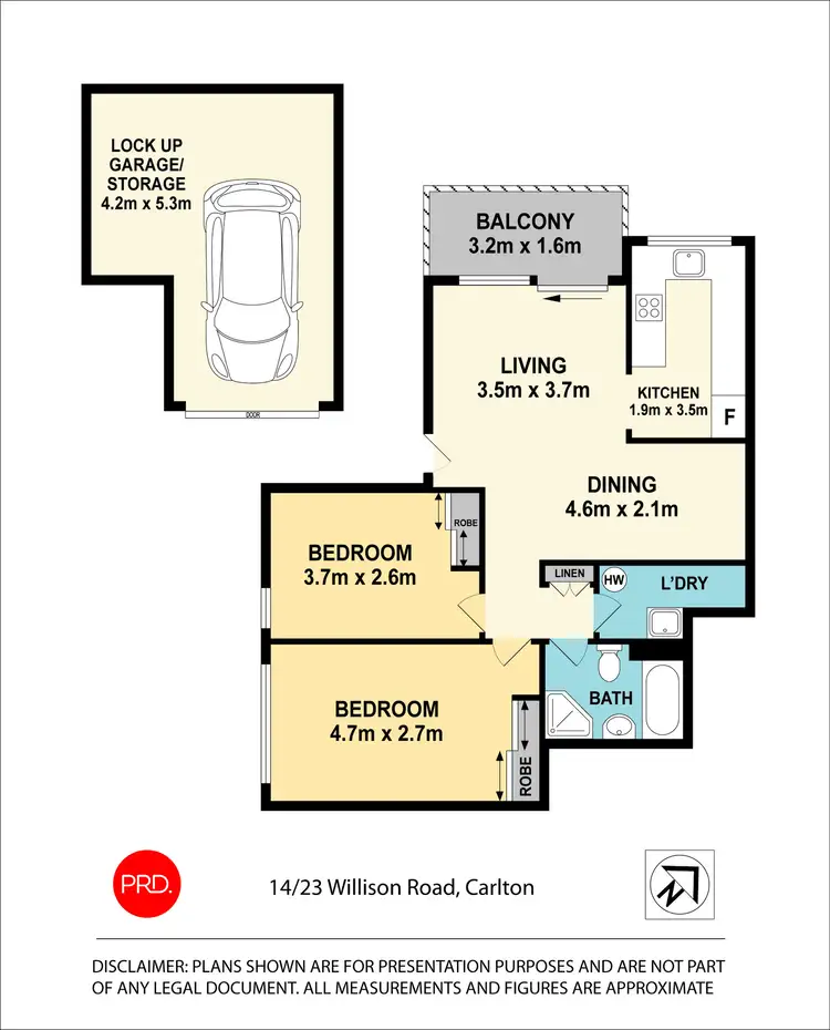 Floorplan of Homely unit listing, 14/23 Willison Road, Carlton NSW 2218