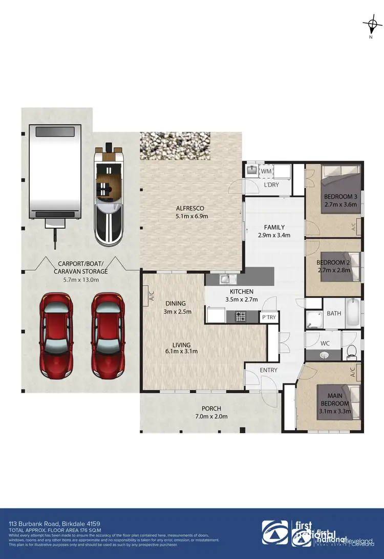 Floorplan of Homely house listing, 113 Burbank Road, Birkdale QLD 4159