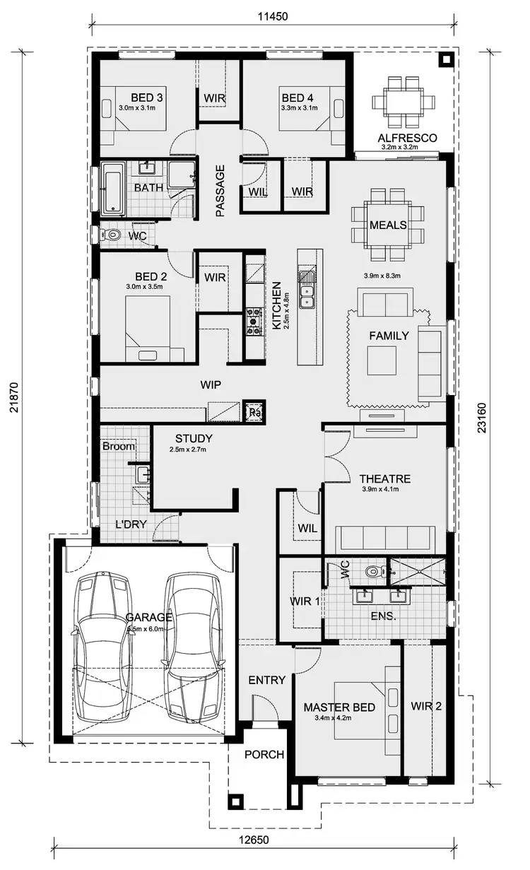 Floorplan of Homely house listing, Lot 4009 Meridian Estate, Clyde North VIC 3978