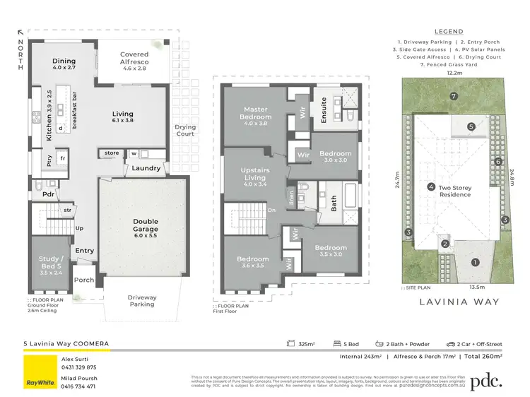 Floorplan of Homely house listing, 5 Lavinia Way, Coomera QLD 4209