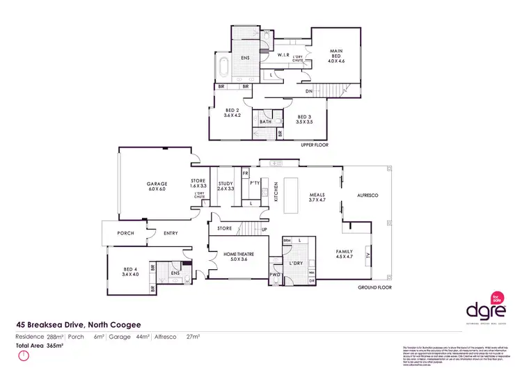 Floorplan of Homely house listing, 45 Breaksea Drive, North Coogee WA 6163