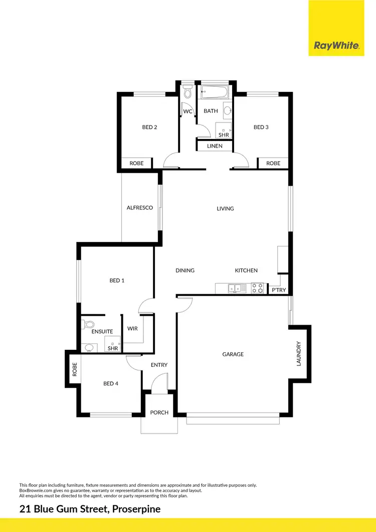 Floorplan of Homely house listing, 21 Blue Gum Street, Proserpine QLD 4800