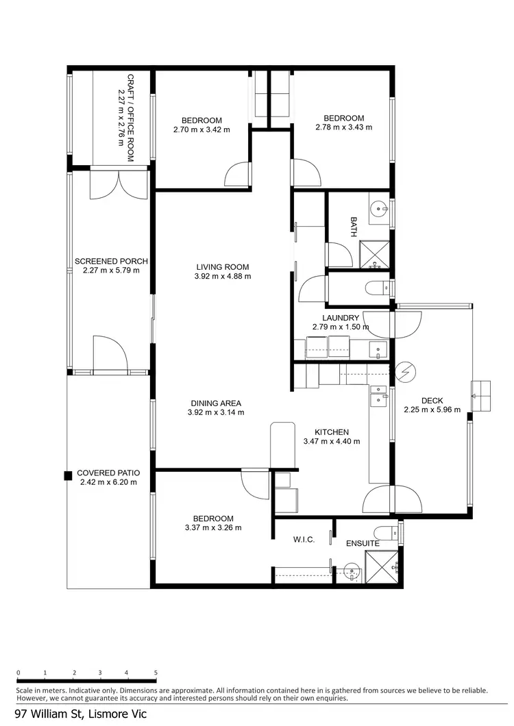 Floorplan of Homely house listing, 97 William Street, Lismore VIC 3324