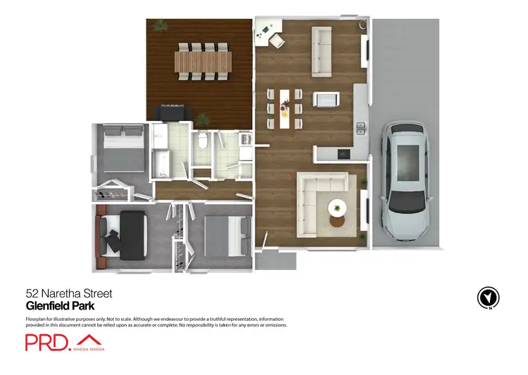 Floorplan of Homely house listing, 52 Naretha Street, Glenfield Park NSW 2650