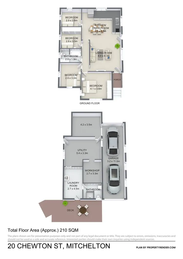 Floorplan of Homely house listing, 20 Chewton Street, Mitchelton QLD 4053
