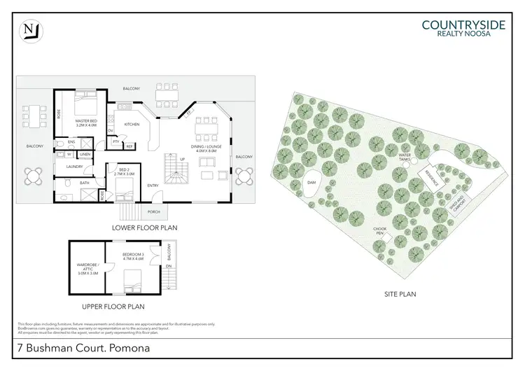 Floorplan of Homely house listing, 7 Bushman Court, Pomona QLD 4568