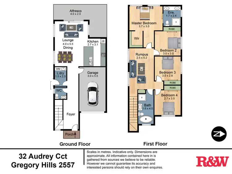 Floorplan of Homely house listing, 32 Audley Circuit, Gregory Hills NSW 2557