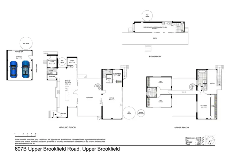 Floorplan of Homely house listing, 607B Upper Brookfield Road, Upper Brookfield QLD 4069