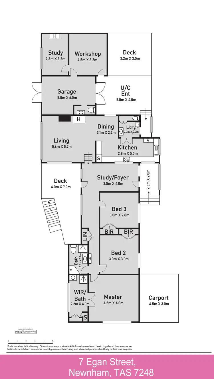 Floorplan of Homely house listing, 7 Egan Street, Newnham TAS 7248