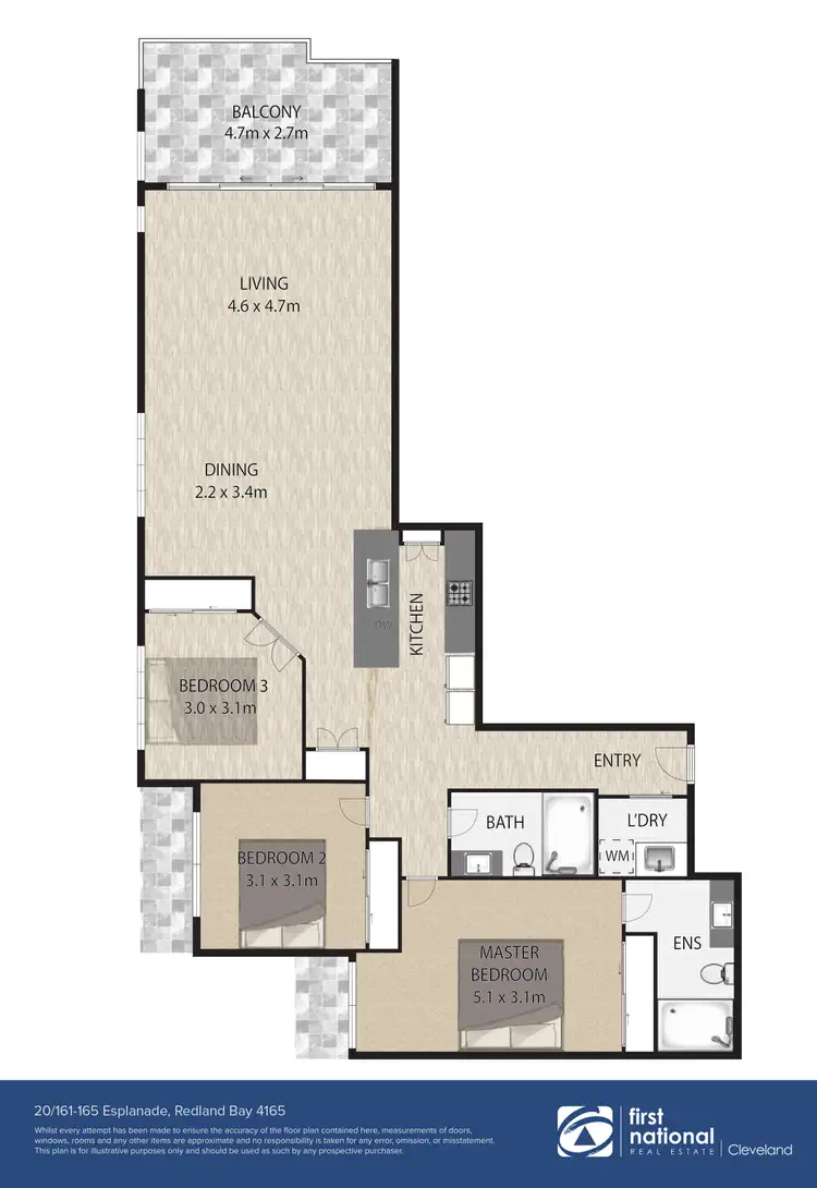 Floorplan of Homely apartment listing, 20/161-165 Esplanade, Redland Bay QLD 4165