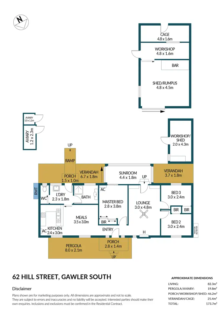 Floorplan of Homely house listing, 62 Hill Street, Gawler South SA 5118