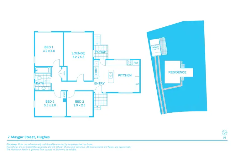 Floorplan of Homely house listing, 7 Maygar Street, Hughes ACT 2605