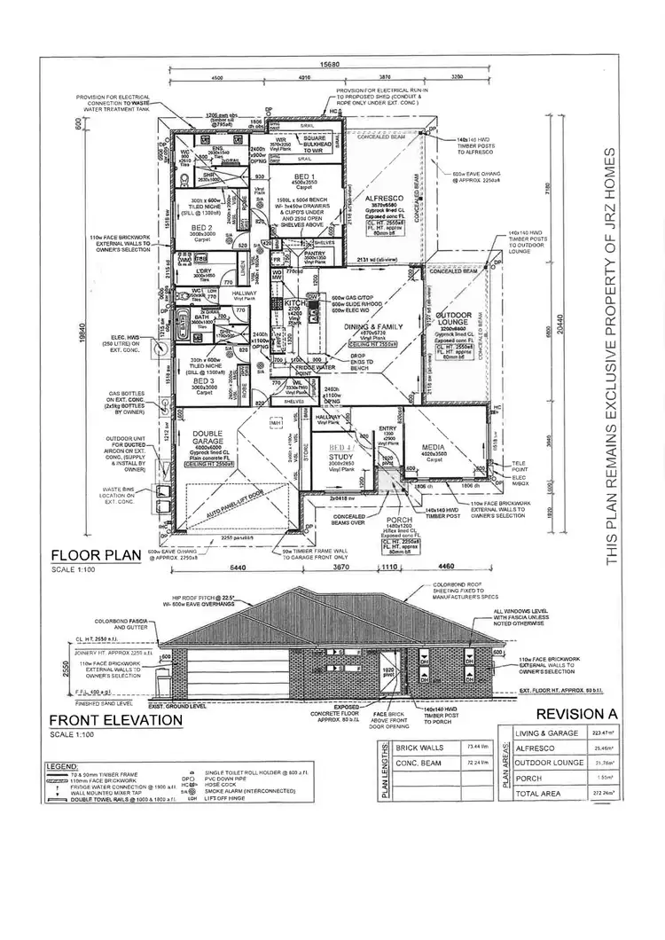 Floorplan of Homely house listing, 14 Malvern Drive, Moore Park Beach QLD 4670