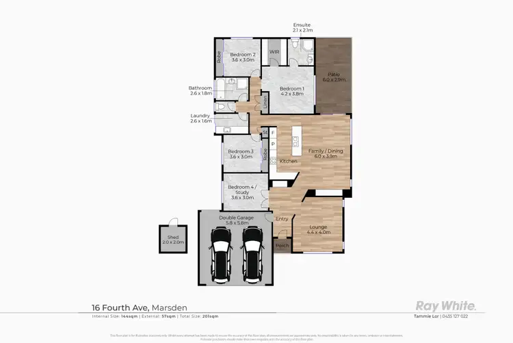 Floorplan of Homely house listing, 16 Fourth Avenue, Marsden QLD 4132