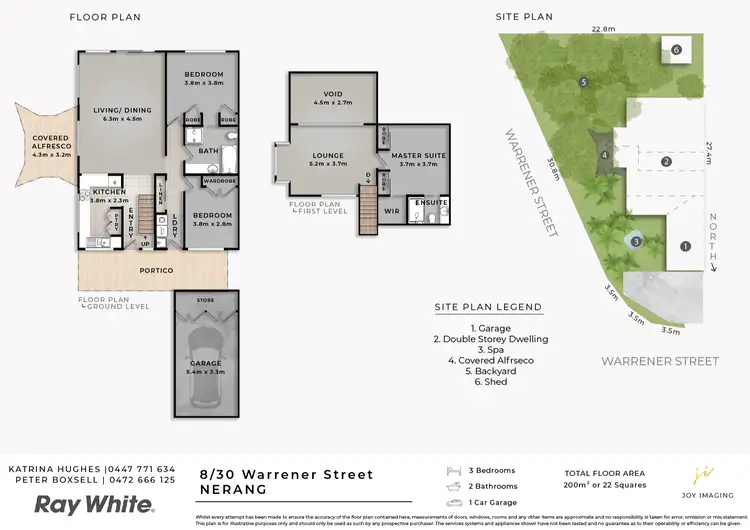 Floorplan of Homely townhouse listing, 8/30 Warrener Street, Nerang QLD 4211
