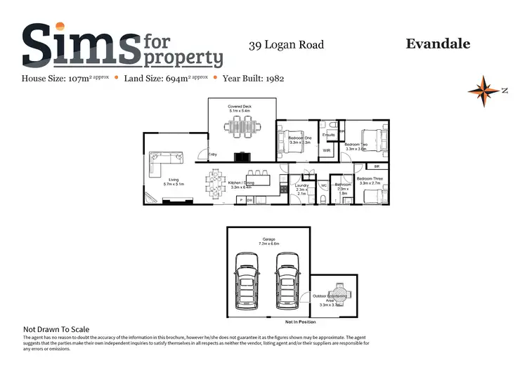 Floorplan of Homely house listing, 39 Logan Road, Evandale TAS 7212