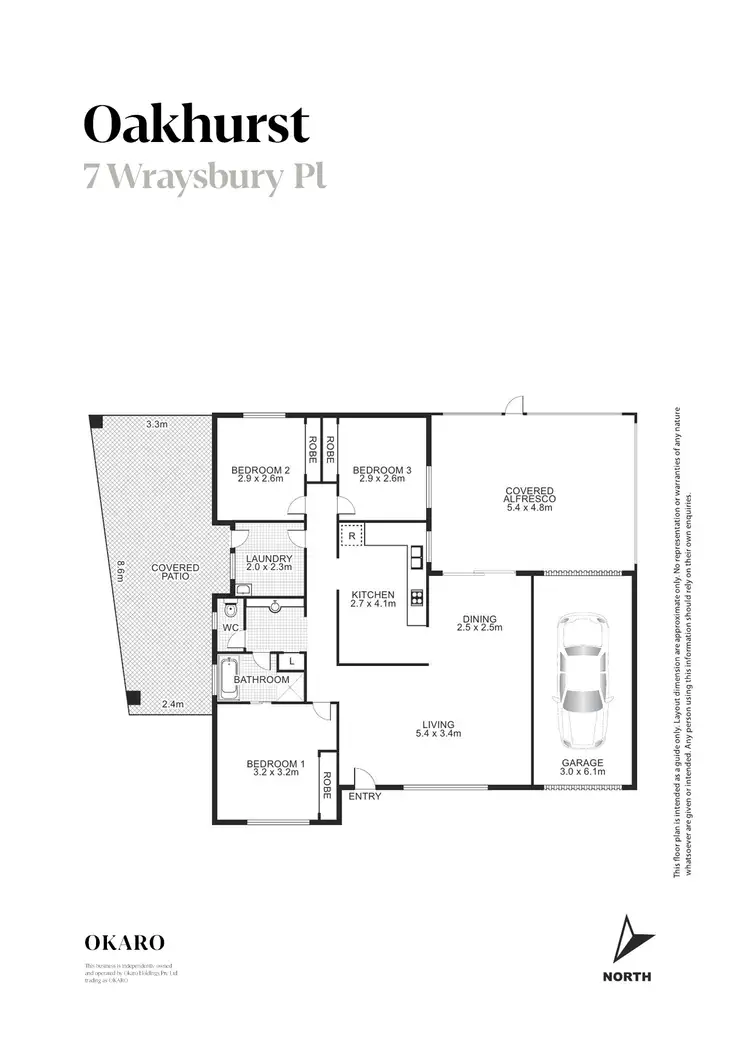 Floorplan of Homely house listing, 7 Wraysbury Place, Oakhurst NSW 2761