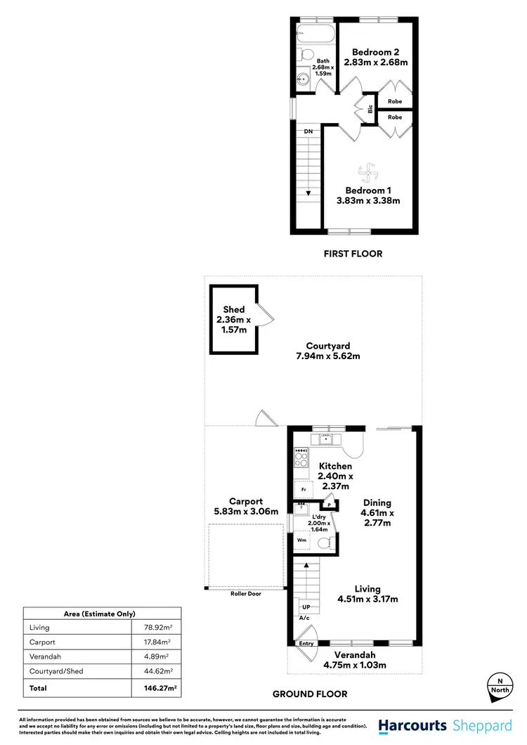 Floorplan of Homely house listing, 10 Weir Street, Largs Bay SA 5016